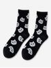 Cartoon Printed Cats Crew Socks -  