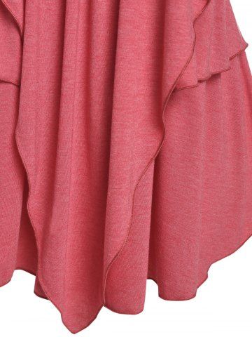 Plus Size Overlay Layered Top