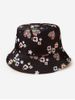 Flower Heart Star Print Bucket Hat -  