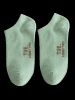 Letter Printed Sole Cotton Ankle Socks -  