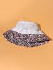 All-Over Mushroom Print Bucket Hat -  