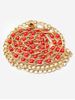 Bead Embellished Waist Chain Belt -  