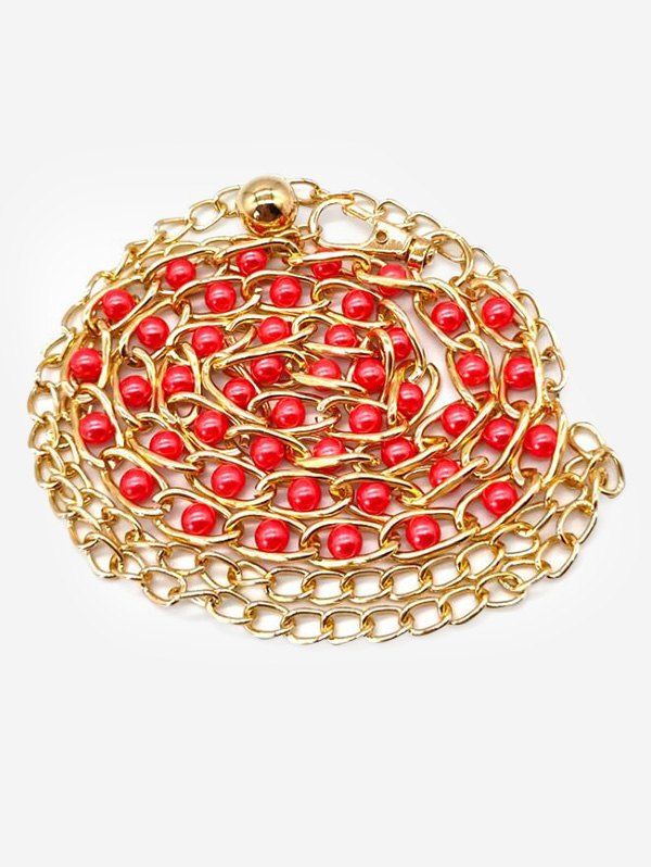 Online Bead Embellished Waist Chain Belt  