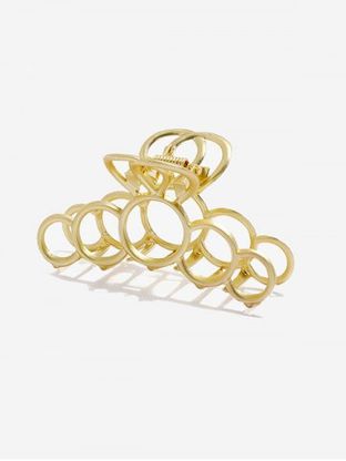Hollow Out Circles Metal Hair Claw
