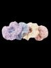 4 Pcs Mesh Flower Elastic Scrunchie Set -  