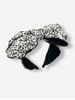 Bowknot Leopard Printed Wide Hairband -  