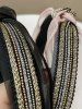 2 Pcs Lace Metallic Embellished Hairband Set -  