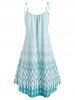 Plus Size & Curve Zig Zag Cami Midi Dress with Twisted T Shirt -  