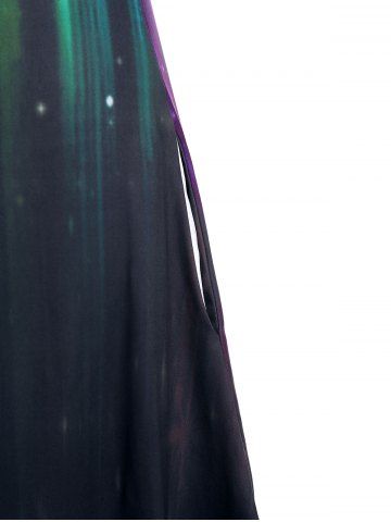 Plus Size Sparkle Print Trapeze Midi Dress