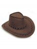 Retro Criss Cross Stitching Cowboy Hat -  