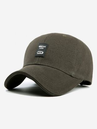 Outdoor Letter Patch Baseball Cap