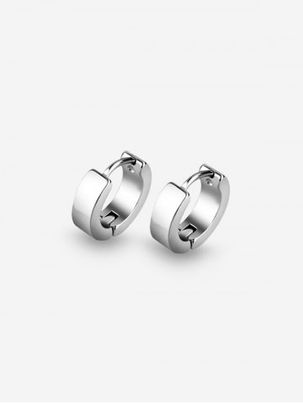 Hip Hop Stainless Steel Circle Earring