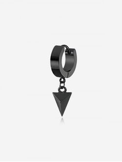 1 Pcs Triangular Pyramid Earring - BLACK