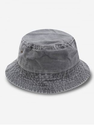 Solid Retro Bucket Hat
