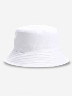Sombrero de Cubo Cubo Tela Escocesa - WHITE