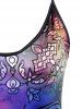 Plus Size Butterfly Print Flowy Cami Top -  