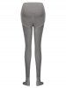 Faux Translucent Fleece Lining Full Foot Skinny Leggings -  