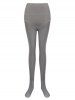 Faux Translucent Fleece Lining Full Foot Skinny Leggings -  