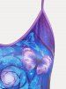 Flower and Butterfly Print Plus Size & Curve Cami Top -  