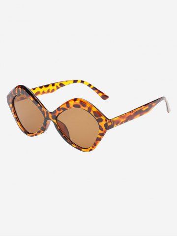 Irregular UV Protection Sunglasses - LEOPARD