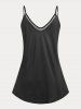 Heart Love Print Plus Size Graphic Tank Top -  