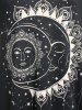 Basic Sun and Moon Print Plus Size Tee -  