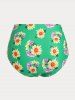 Bowknot Floral Print Plus Size & Curve Tankini Swimsuit -  