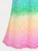 Pastel Ombre Color Plus Size & Curve Camisole -  
