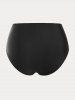 Zigzag Racerback Cutout Plus Size & Curve Tankini Swimsuit -  