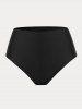 Zigzag Racerback Cutout Plus Size & Curve Tankini Swimsuit -  