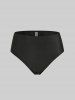 Full Print Handkerchief Plus Size & Curve Modest Tankini Swimsuit -  