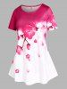 Sakura Blossom Swing Top and Leggings Plus Size Summer Outfit -  