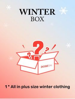 ROSEGAL Box - Plus Size 1*Random winter clothing - MULTI - 5X