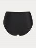 Printed Ombre Color Modest Plus Size & Curve Tankini Swimsuit -  