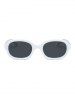 Ellipse Shape Sunscreen Full Frame Sunglasses -  