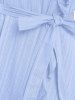 Ruffled Cold Shoulder Flounced Dress -  