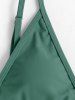 Strappy O Ring Triangular Bikini Swimwear -  