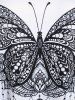 Plus Size & Curve Butterfly Dreamcatcher Print Tee -  