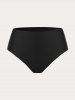 Plus Size & Curve Padded Ombre Modest Swim Dress Set -  