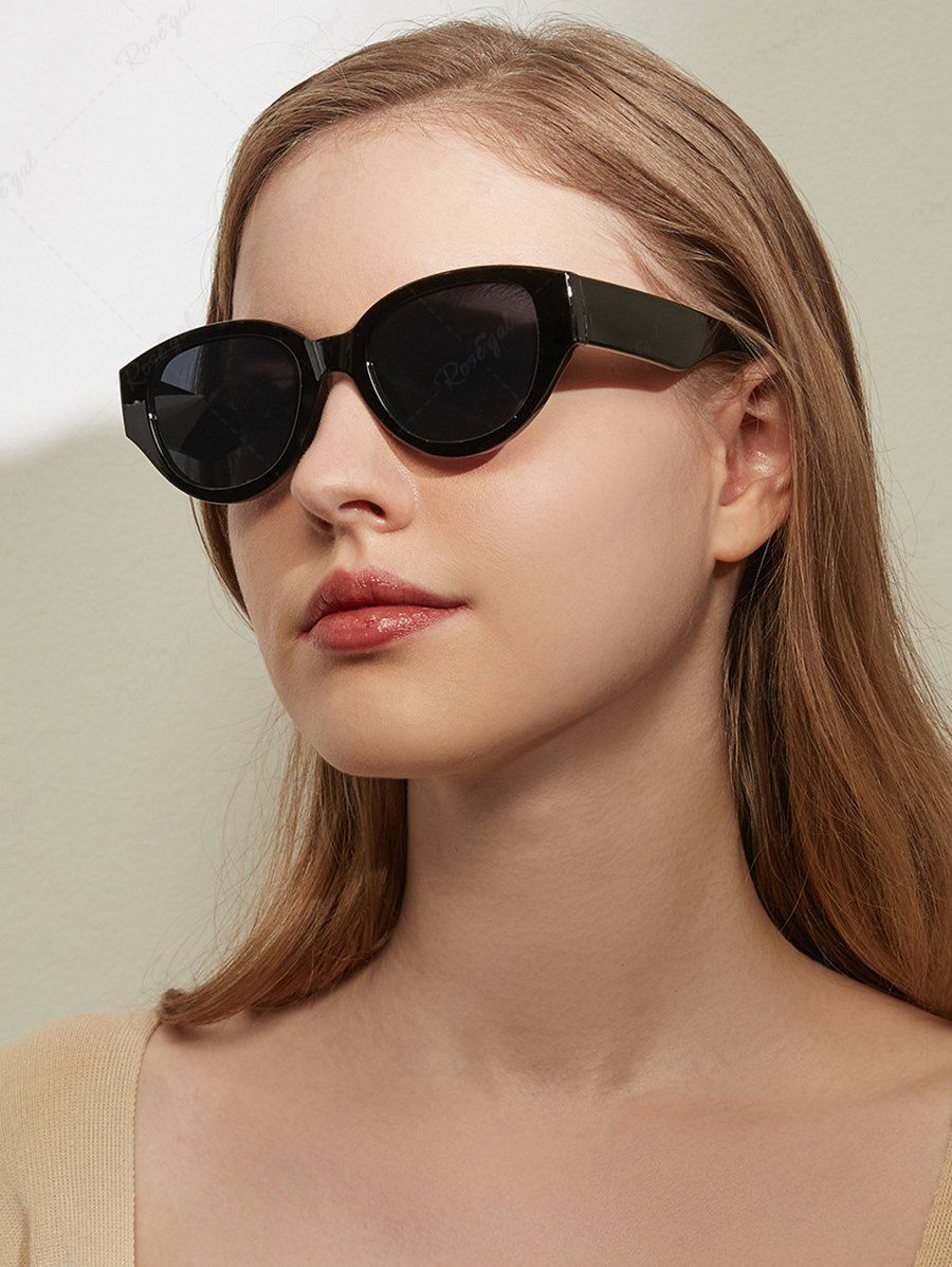 Online Wide Frame Simple Style Sunglasses  