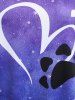 Plus Size & Curve Galaxy Heart Ombre Short Sleeves T Shirt -  