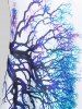 Plus Size & Curve Colorful Tree Graphic Cami Top -  