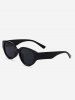 Wide Frame Simple Style Sunglasses -  