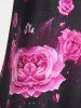 Plus Size & Curve Floral Print Flowy Tank Top -  