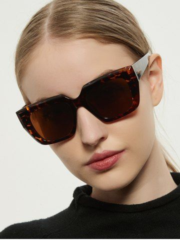 Wide Frame Square Shape Sunglasses