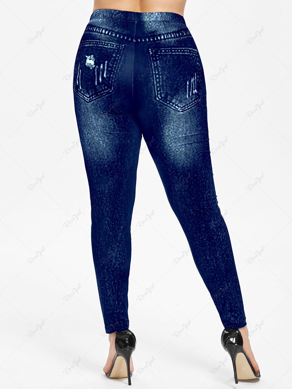 Skew Neck Tee & Cinched Tank Top Set & 3D Leggings Plus Size Summer Outfit