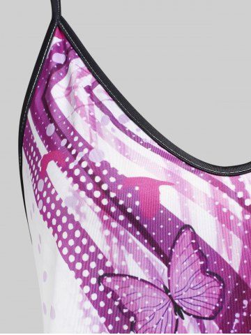 Plus Size & Curve Butterfly Cami Top