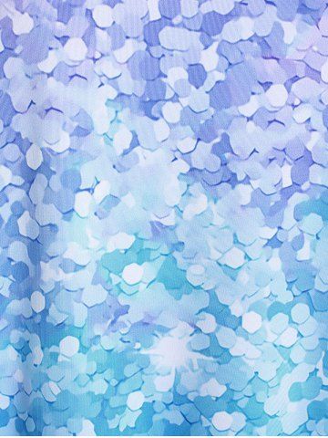 Plus Size & Curve Ombre Color Flared Tee