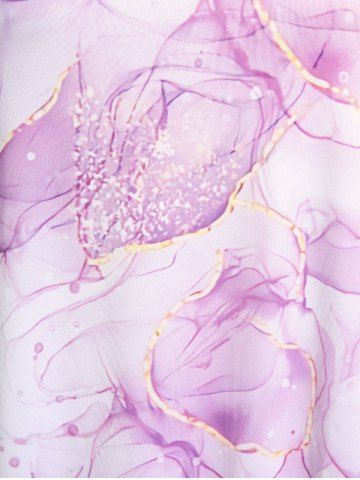 Plus Size & Curve Floral Print Flowy Tank Top