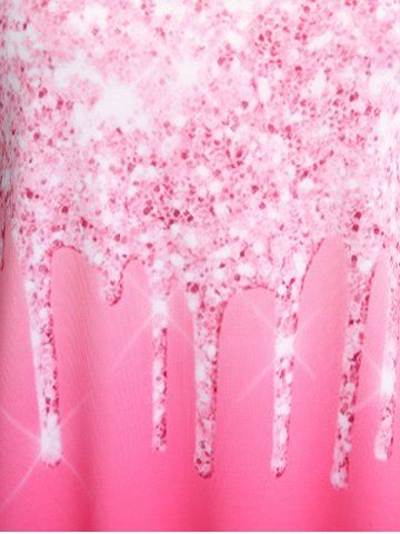 Plus Size & Curve Ombre Color Flowy Tank Top